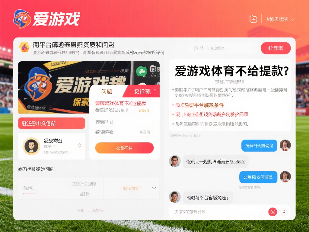 面对“爱游戏体育不给提款”这类问题，用户可以采取一