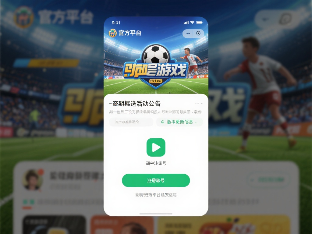 以某款足球游戏为例，其官方平台不仅提供游戏下载，还